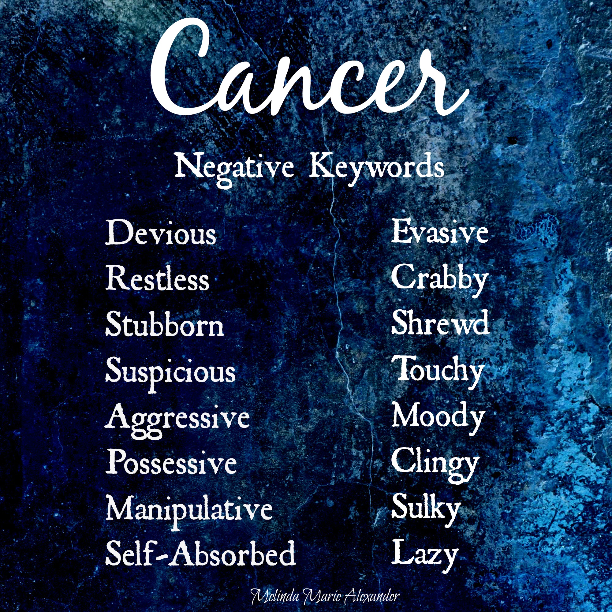 astrology cancer male traits